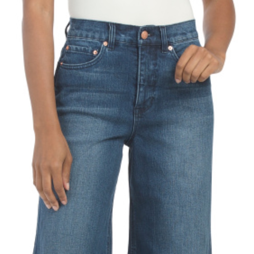 BLUE REVIVAL High Rise Wide Leg Jeans - Picture 4 of 4